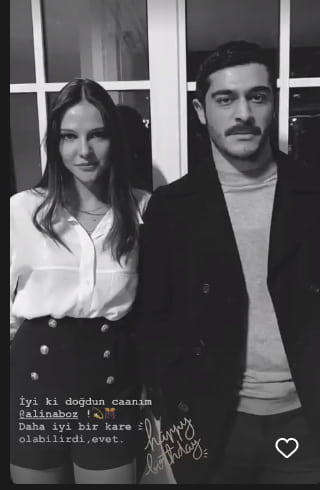 Burak Deniz wishes Alina Boz on her Birthday - Turkish World